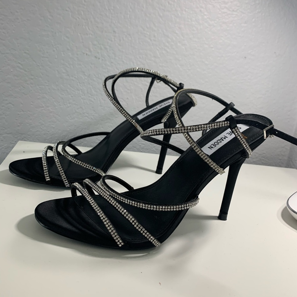 Steve Madden Sparkly Strappy Stiletto